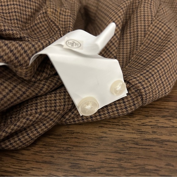 ❤️ Michael Kors Tan Casual Button Down Shirt XL - Picture 10 of 10